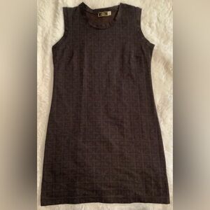 FENDI Zucca logo print sleeveless tunic..